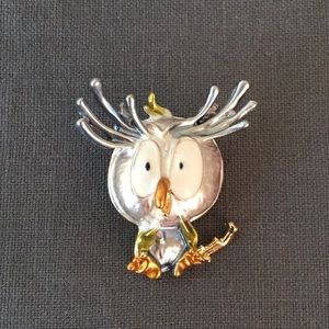 🍏50% OFF/3+...Cartoon Owl Brooch/Pendant